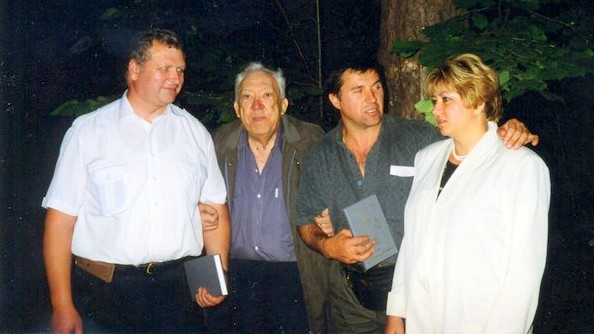 Олег Войнов на даче у Ю.В.Никулина. 1997г.