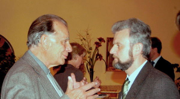 С Жоресом Алферовым, Нобелевским лауреатом